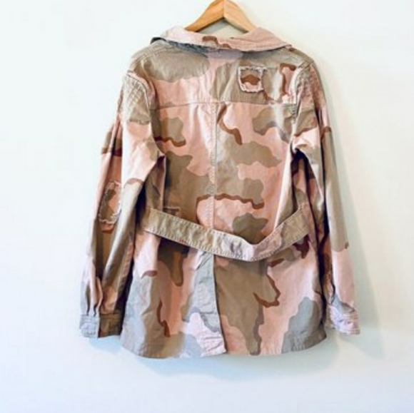 Anthropologie Utility Pink Camo Jacket - Picture 3 of 8